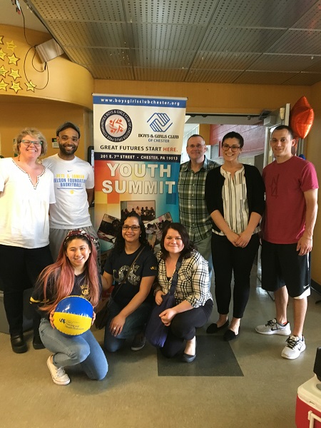 Drexel students and staff volunteer for the Pete and Jameer Nelson Foundation